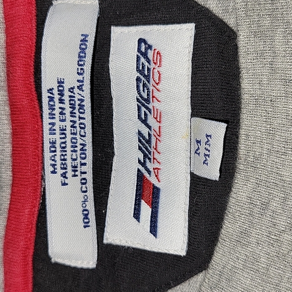 Hilfiger Athletics Men's Long-sleeved Gray Tee Size Medium - Picture 5 of 5